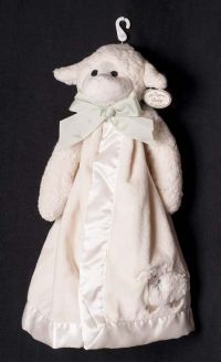 Bearington Collection Blessed Lamb Sheep Snuggler Plush Lovey